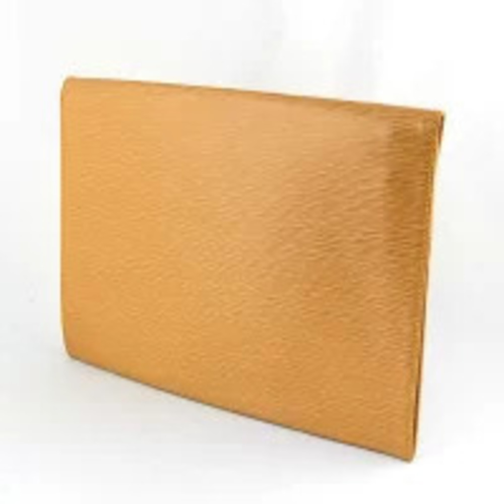 Louis Vuitton Epi Clutch Iena Winnipeg Bag Beige Leather Tan